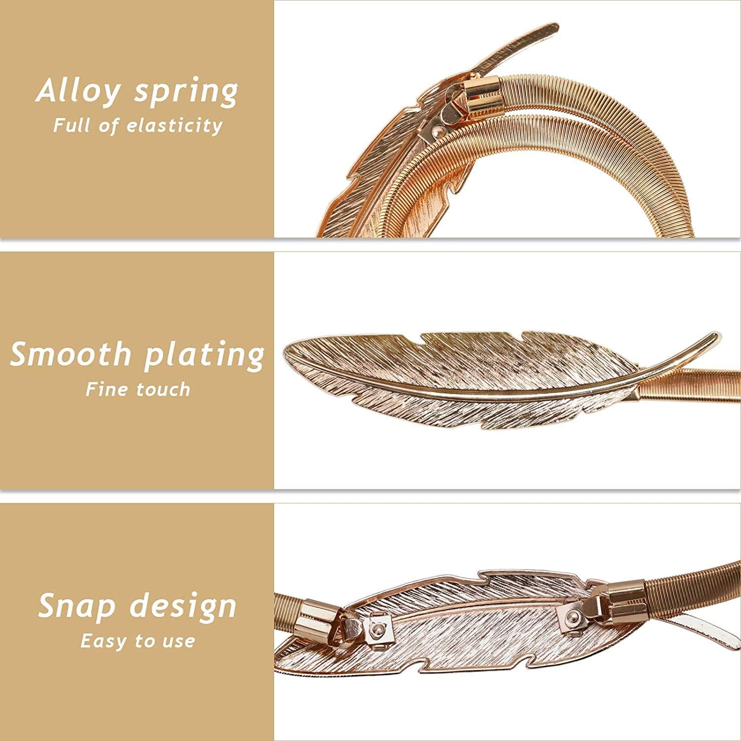 4 Pack Curtain Ties Gold Decorative Window Accessories for Hanging Curtains V1258-DP02-BOL-531