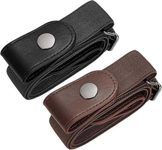Men's Women's Elastic Belt Adjustable 1 Pair Stretch Waistband V1258-DP02-BOL-534