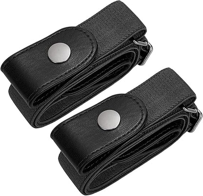 Men's Women's Elastic Belts Adjustable Stretch Belt 1 Pair V1258-DP02-BOL-536