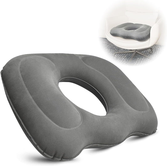 1 Piece Grey Anti-Slip Ring Cushion Chair Pad for Office Chair V1258-DP02-BOL-540