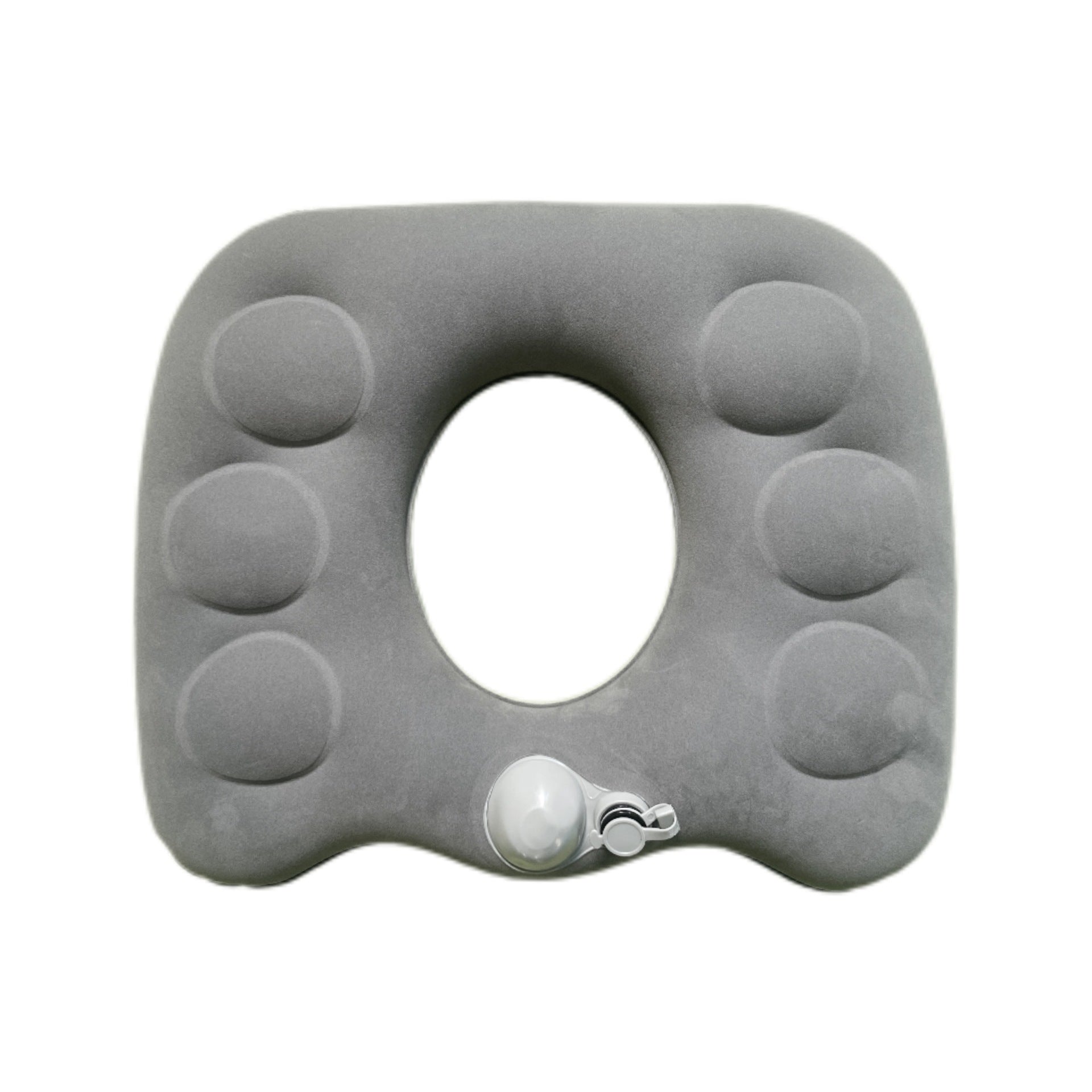 1 Piece Donut Seat Cushion Anti-Slip for Office Chair Car Grey Comfort Support Pillow V1258-DP02-BOL-541