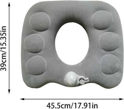1 Piece Donut Seat Cushion Anti-Slip for Office Chair Car Grey Comfort Support Pillow V1258-DP02-BOL-541