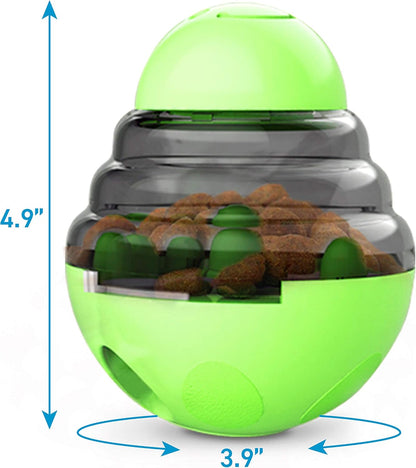 Pink Red Interactive Dog Snack Ball Toy Food Dispenser for Dogs 1 Piece V1258-DP02-BOL-546
