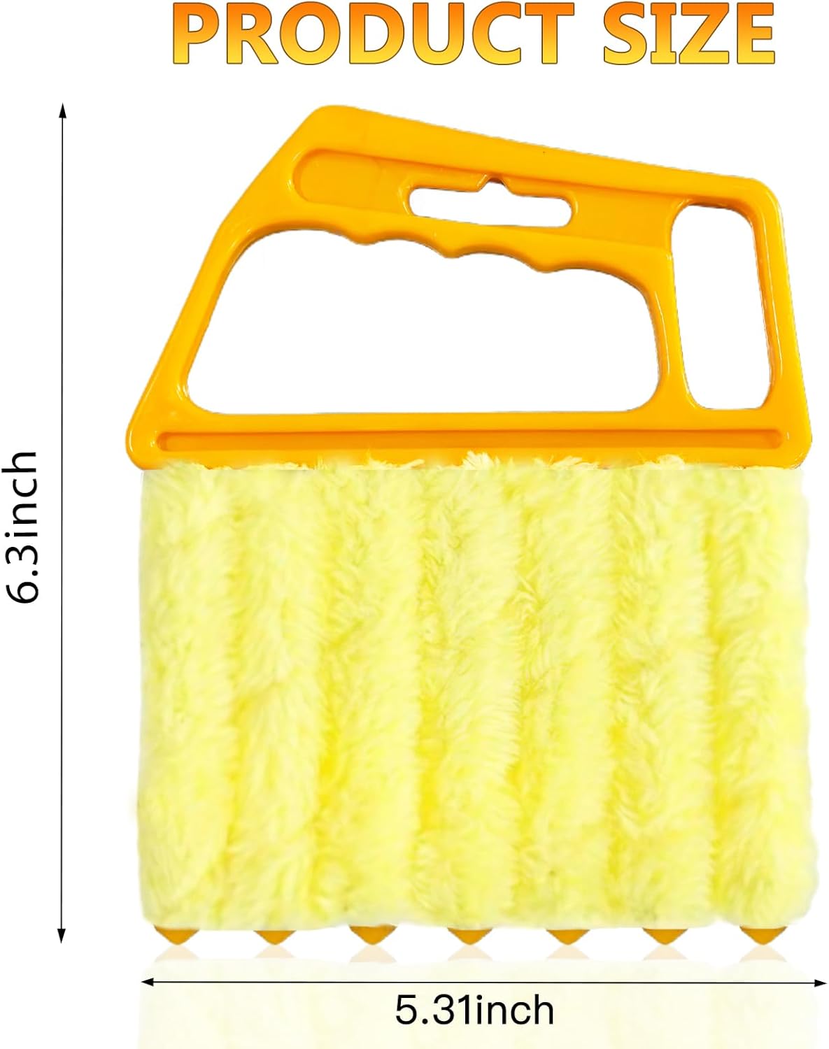 4 Pack Lamella Cleaner Dust-Free Yellow and Orange Blades Cleaning Tool V1258-DP02-BOL-548