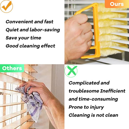 4 Pack Lamella Cleaner Dust-Free Yellow and Orange Blades Cleaning Tool V1258-DP02-BOL-548