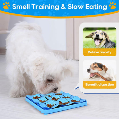 Slow Feeder Dog Cat Bowl Blue 1 Piece Pet Food Bowl V1258-DP02-BOL-555