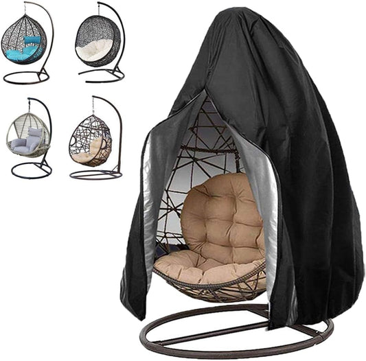 Garden Furniture Cover 115x190cm Waterproof Outdoor Furniture Protector for Garden Chairs Black V1258-DP02-BOL-559