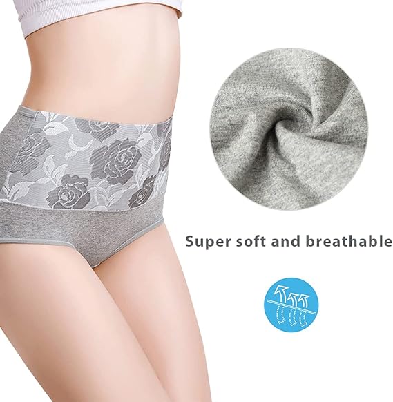 Women's 5-Pack Leakproof Briefs - 3XL - Assorted Colours - Comfortable Underwear V1258-DP02-BOL-567
