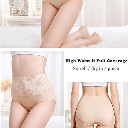 Women's 5-Pack Leakproof Briefs - 3XL - Assorted Colours - Comfortable Underwear V1258-DP02-BOL-567