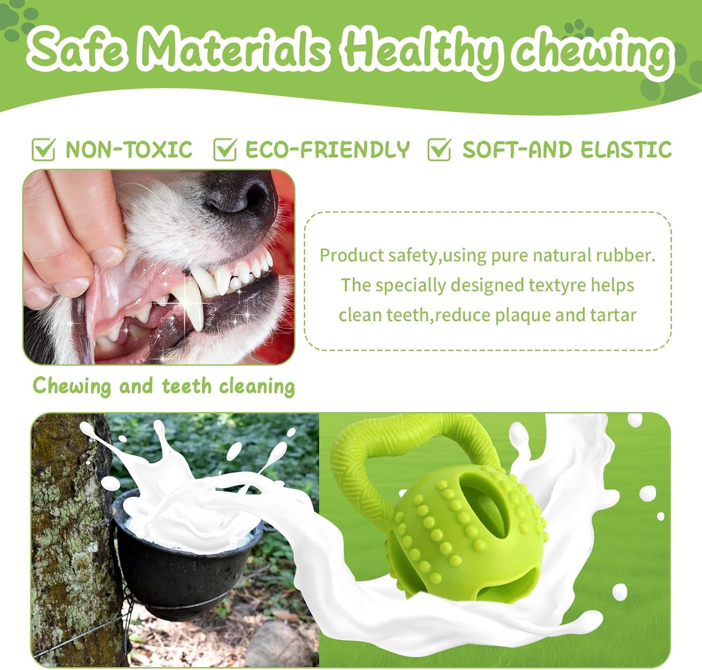 Interactive Chew Toy for Small Dogs Square Shaped Teeth Cleaning and Biting Plaything V1258-DP02-BOL-57