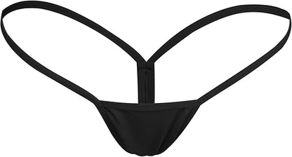 Women's Thong Underwear 5 Pack Medium Size Narrow Waistband V1258-DP02-BOL-570