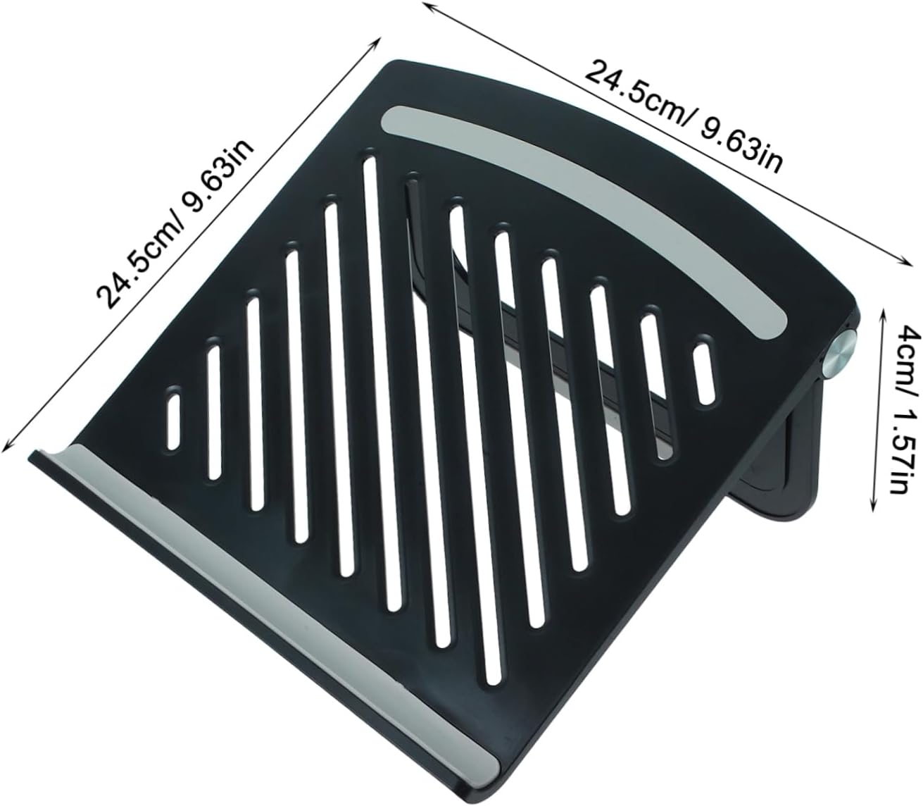 Adjustable Laptop Stand 24x24x4cm Multi-Use Tablet Holder Portable Ergonomic Desk Stand Pink V1258-DP02-BOL-576