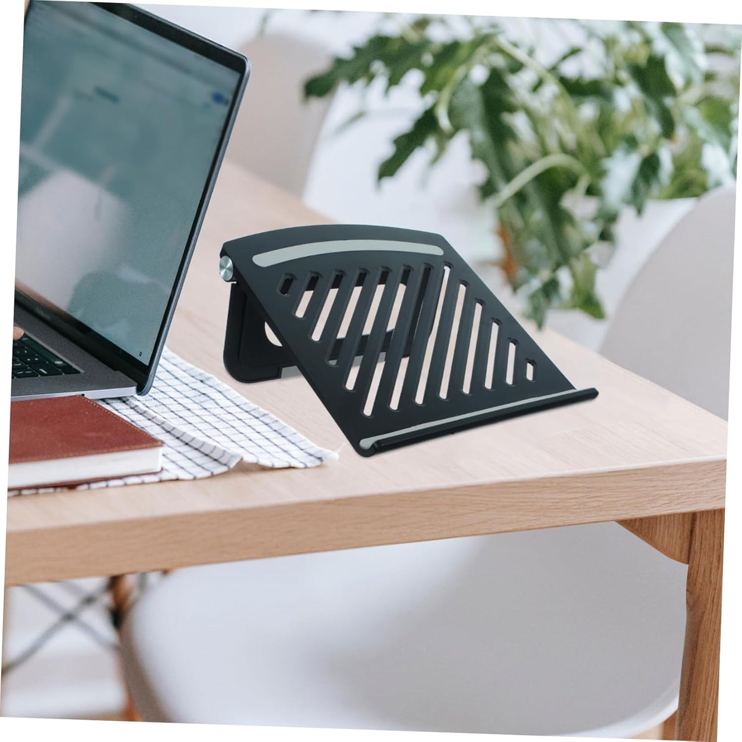 Adjustable Laptop Stand 24x24x4cm Multi-Use Tablet Holder Portable Ergonomic Desk Stand Pink V1258-DP02-BOL-576