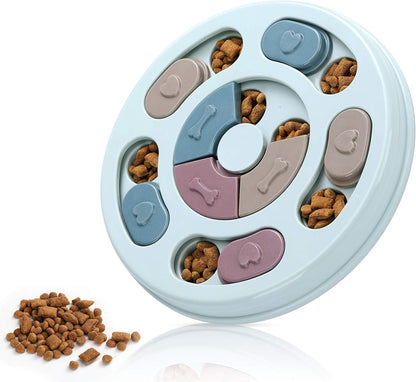 Dog Twister Puzzle Toy - Interactive Intelligence Game for Dogs - Blue V1258-DP02-BOL-579