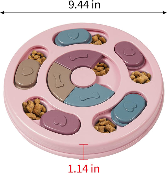 Dog Puzzle Game - Interactive Dog Twister Toy for Intelligence Training - Pink V1258-DP02-BOL-580