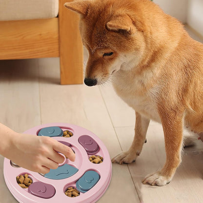 Dog Puzzle Game - Interactive Dog Twister Toy for Intelligence Training - Pink V1258-DP02-BOL-580