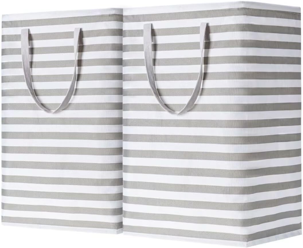 2 Pack 75L Storage Bags Large Clothes Organizers Eco-Friendly Heavy Duty Space Saving Mega Storage Solution V1258-DP02-BOL-582