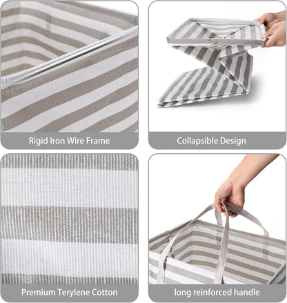 2 Pack 75L Storage Bags Large Clothes Organizers Eco-Friendly Heavy Duty Space Saving Mega Storage Solution V1258-DP02-BOL-582