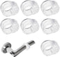 8 Pack Door Stoppers Indoor Wall Protectors Transparent Door Stop Guards V1258-DP02-BOL-584