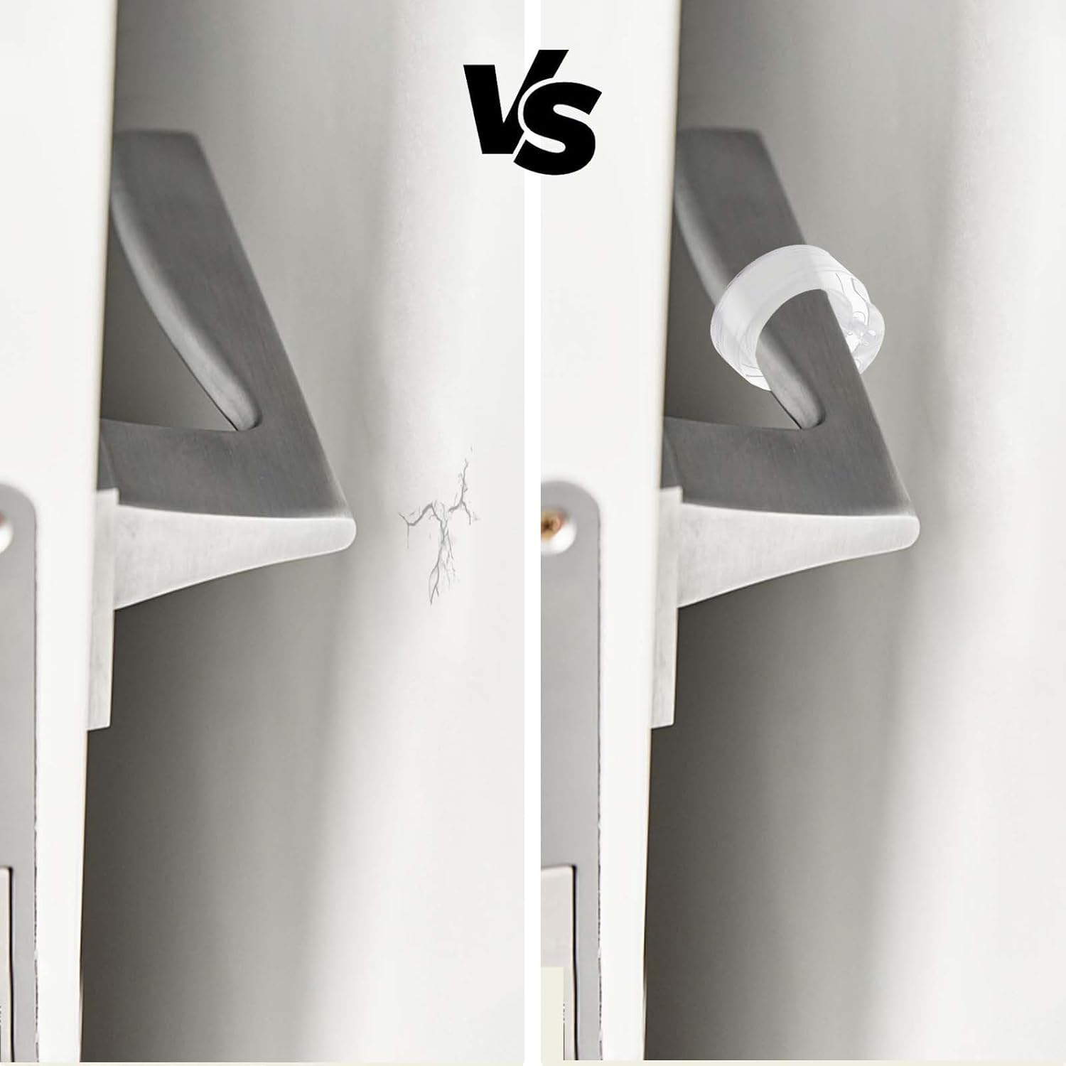 8 Pack Door Stoppers Indoor Wall Protectors Transparent Door Stop Guards V1258-DP02-BOL-584