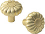 2 Pack 30mm Gold Cabinet Door Knobs Drawer Handles V1258-DP02-BOL-585