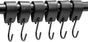 6 Pack Black Multi-Functional Hooks V1258-DP02-BOL-586