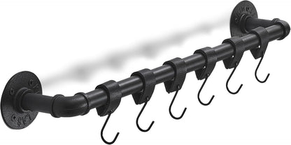 6 Pack Black Multi-Functional Hooks V1258-DP02-BOL-586