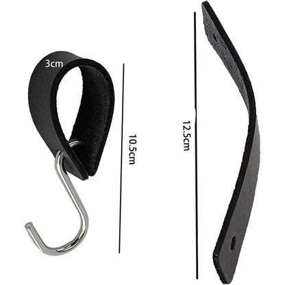 6 Pack Black Multi-Functional Hooks V1258-DP02-BOL-586