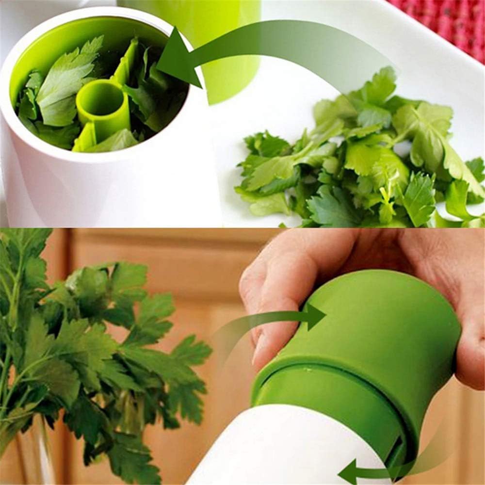 17cm Green Manual Fresh Herb Grinder for Kitchen V1258-DP02-BOL-588