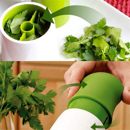 17cm Green Manual Fresh Herb Grinder for Kitchen V1258-DP02-BOL-588
