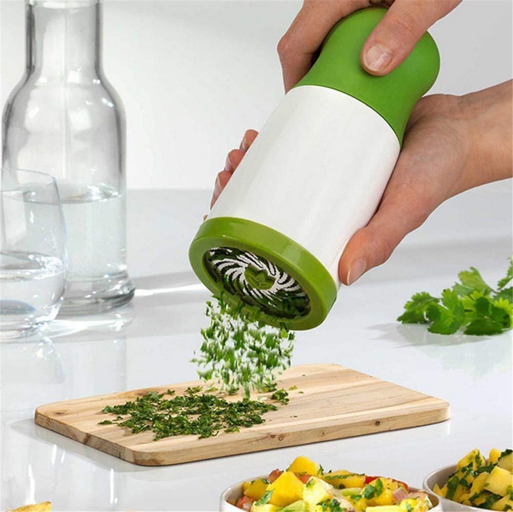 17cm Green Manual Fresh Herb Grinder for Kitchen V1258-DP02-BOL-588