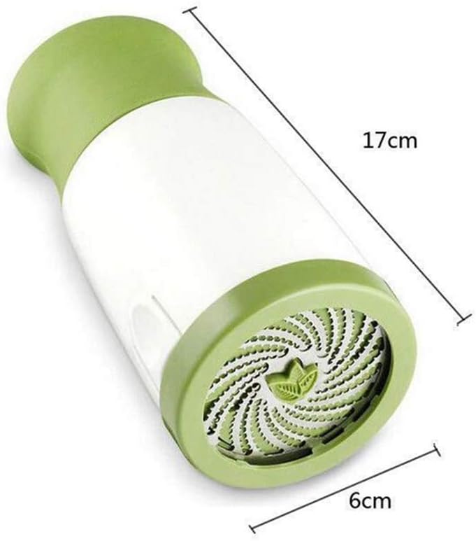 17cm Green Manual Fresh Herb Grinder for Kitchen V1258-DP02-BOL-588