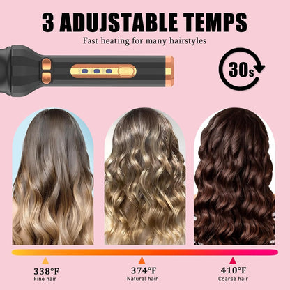 Automatic Curling Iron Hair Styler - Black V1258-DP02-BOL-590