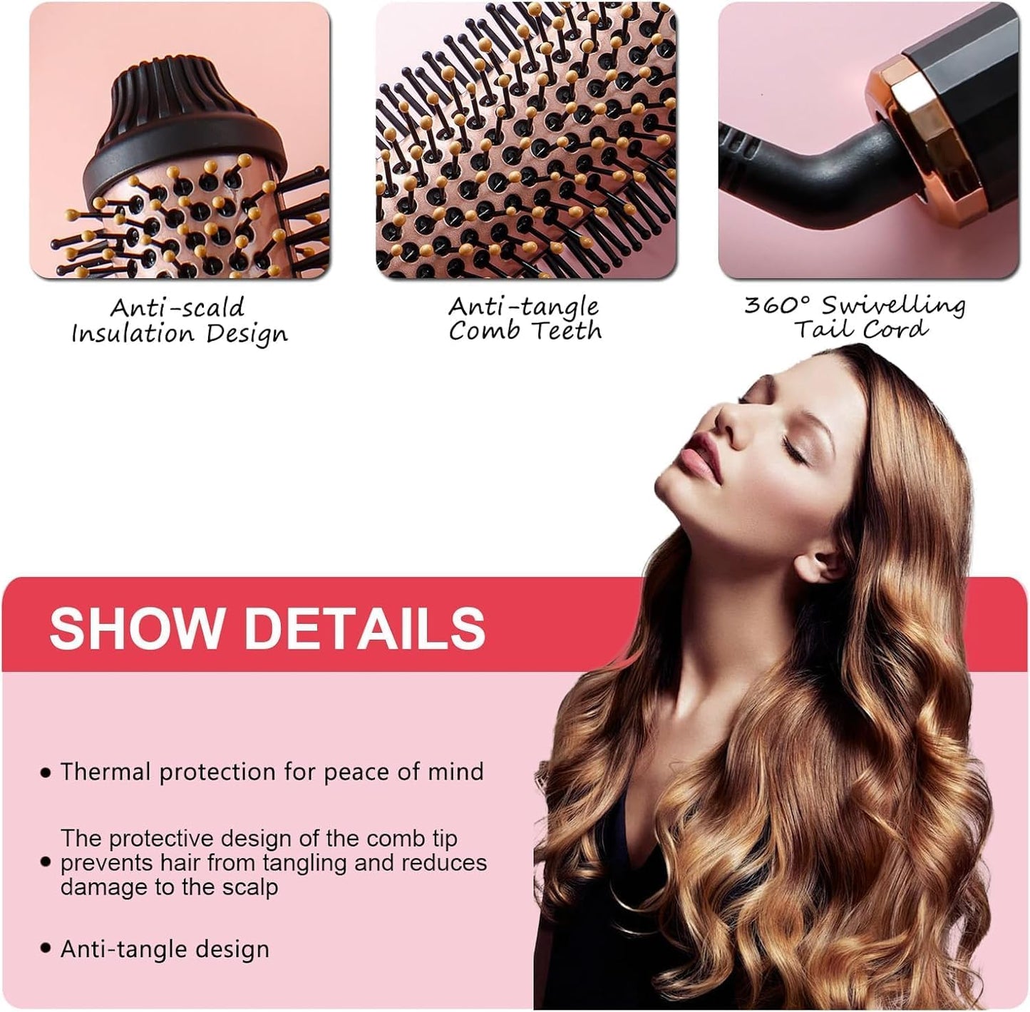 Automatic Curling Iron Hair Styler - Black V1258-DP02-BOL-590