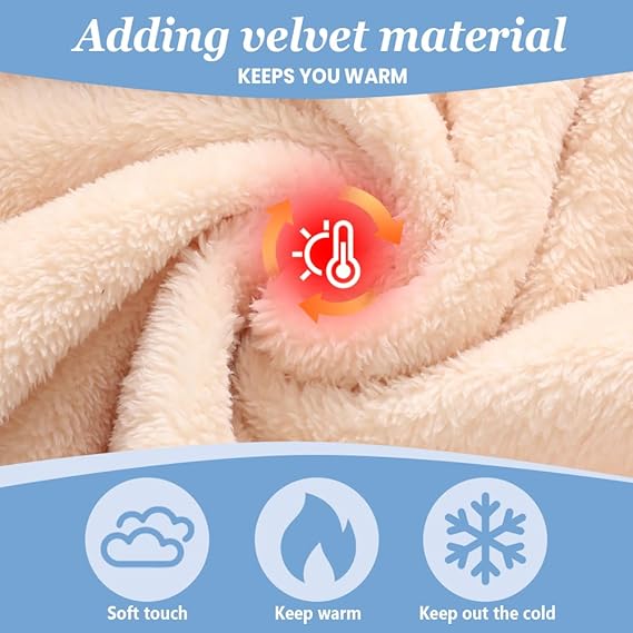 Women's 3-in-1 Beanie with Neck Protection One Size Grey V1258-DP02-BOL-596