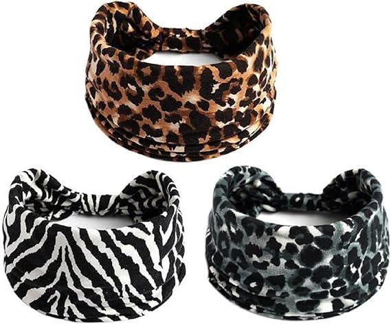 3 Pack Women's Sports Hair Bands Elastic Hair Ties for Active Use V1258-DP02-BOL-604