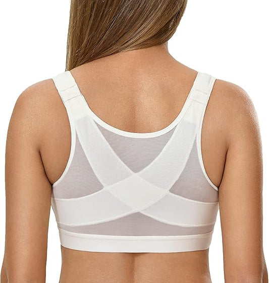 Women's Wireless Bra White Size XL 1 Piece V1258-DP02-BOL-616