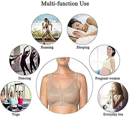 Women's Non-Wired Bra White XXL 1 Piece V1258-DP02-BOL-617