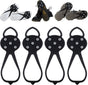 Anti-Slip Spikes Crampons with 5 Steel Teeth 2 Pairs for Traction on Ice and Snow V1258-DP02-BOL-620