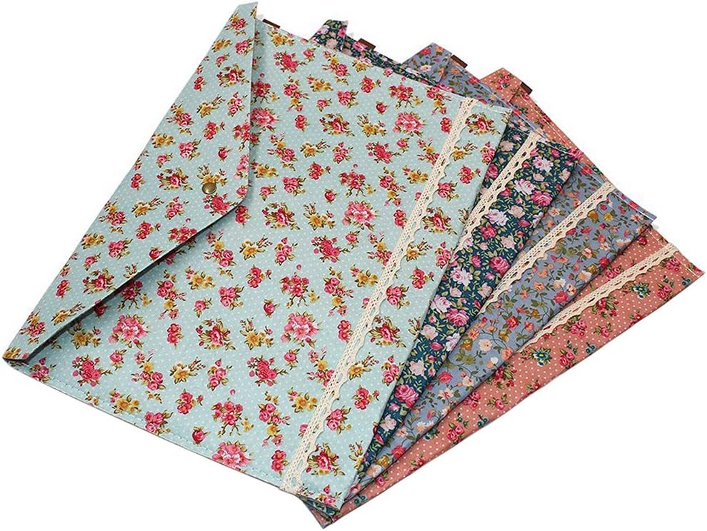 Colored Flower Envelopes 32.5cm x 23.5cm Pack of 4 V1258-DP02-BOL-626
