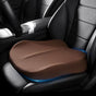Memory Foam Car Seat Cushion 42x42x10cm Brown - Comfortable Supportive Auto Seat Pillow for Enhanced Driving V1258-DP02-BOL-631