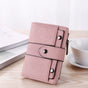 Women's Faux Leather Wallet Pink Coin Purse Card Holder V1258-DP02-BOL-637