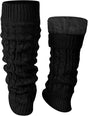 Women's Leg Warmers Warm Black 2 Pairs V1258-DP02-BOL-641