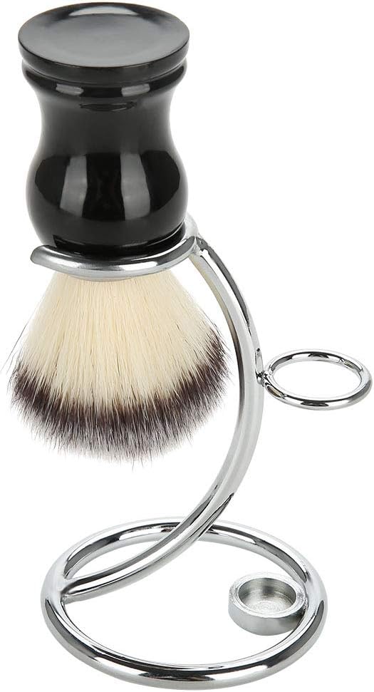 Men's Stainless Steel Silver Razor Holder - Shaving Brush Stand V1258-DP02-BOL-644