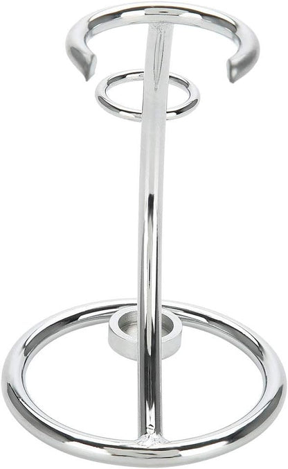 Men's Stainless Steel Silver Razor Holder - Shaving Brush Stand V1258-DP02-BOL-644