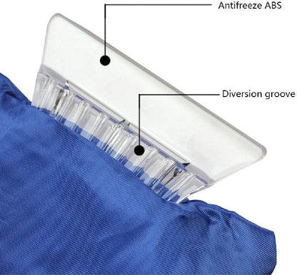 2 in 1 Car Ice Scraper and Window Cleaner Set Red and Blue 2 Pieces V1258-DP02-BOL-647
