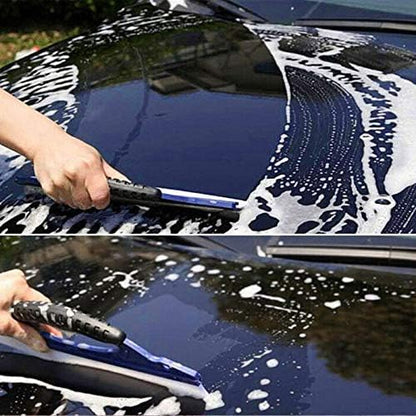 Blue Ice Scrapers 2 Pack - Windshield Ice Scraper for Car Windows - Snow and Ice Removal Tool V1258-DP02-BOL-658