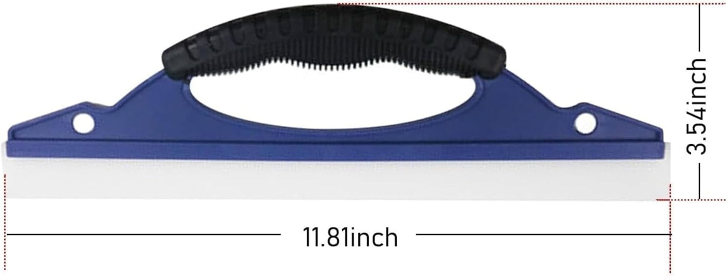 Blue Ice Scrapers 2 Pack - Windshield Ice Scraper for Car Windows - Snow and Ice Removal Tool V1258-DP02-BOL-658