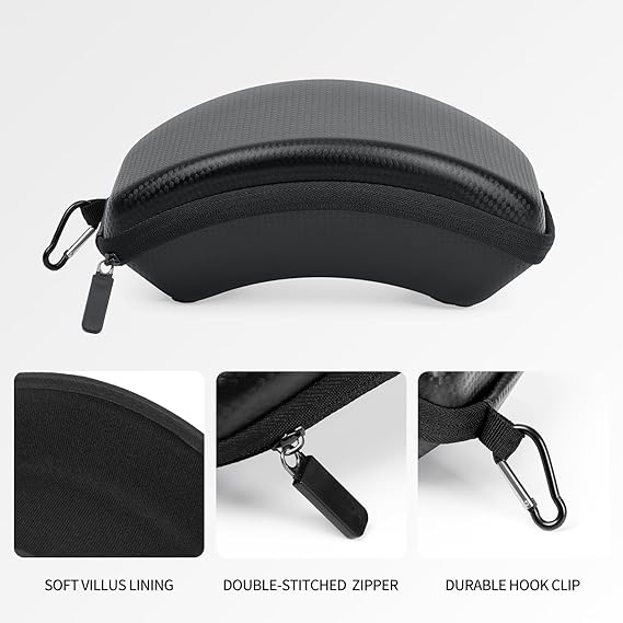 Universal Hard Case for Ski Goggles - Durable EVA Protective Cover with Soft Lining - Waterproof & Shockproof V1258-DP02-BOL-659