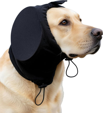 Dog Ear Muffs Soundproof Noise Reduction Ear Protection Warm L Black 1 Piece V1258-DP02-BOL-672